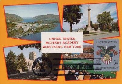 US First Day Cover FDC Maxi Card West Point Military Academy ZAYIX 0924M0249