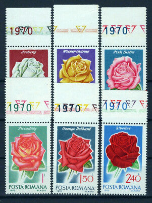 Romania 2192-2197 MNH Roses Flowers Plants ZAYIX 0624S0364