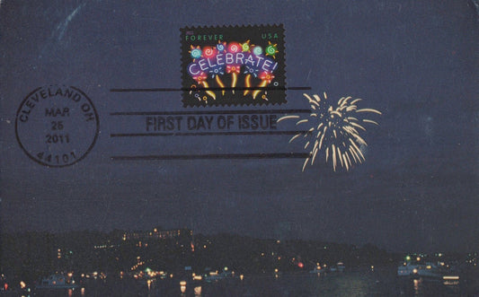 US Maxi Card FDC Lake Ozarks Mo. Fireworks ZAYIX 0924M0289
