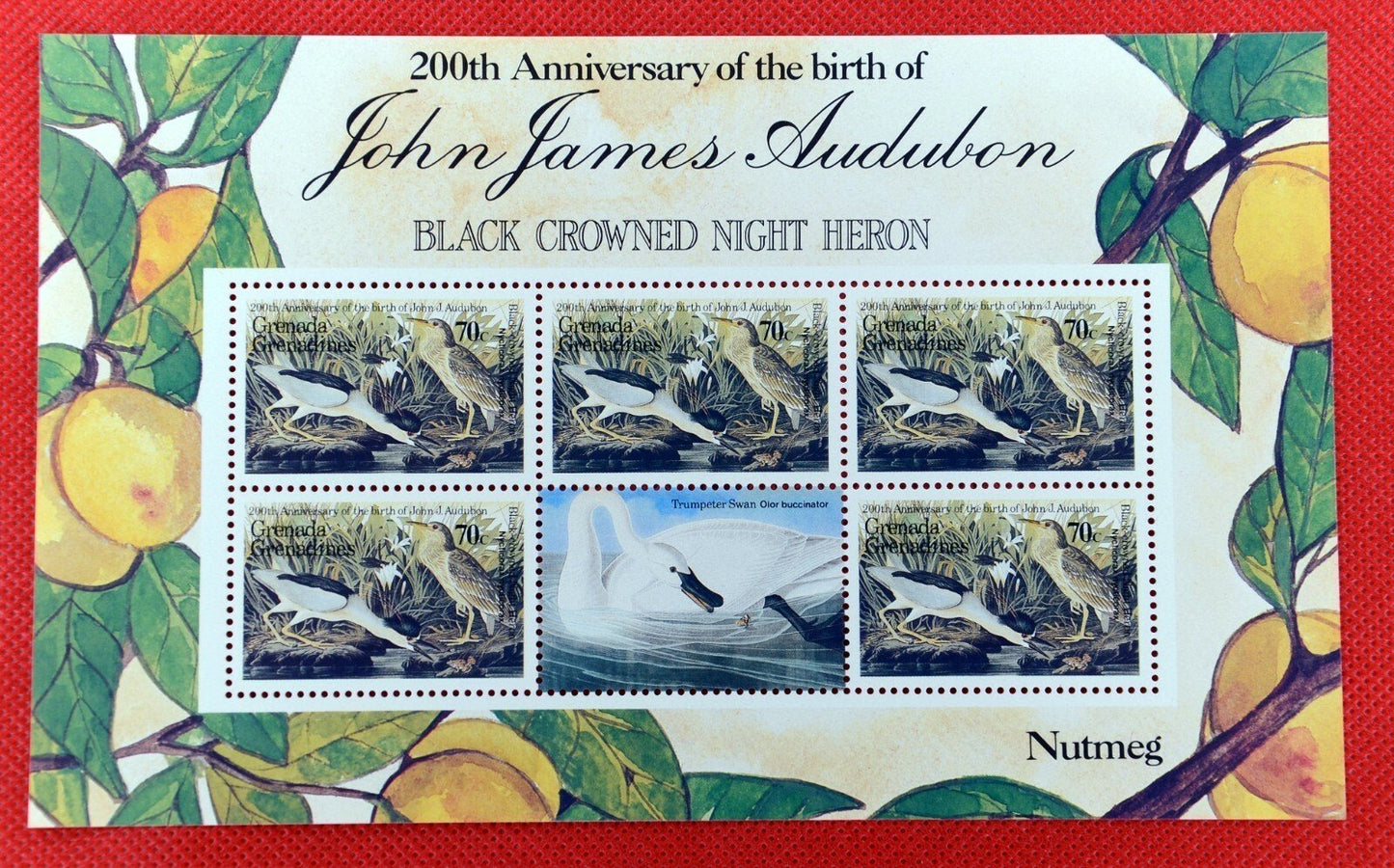 Grenada Grenadines 732-735 MNH 1986 Scarce Art Audubon Birds Sheetlets ZAYIX