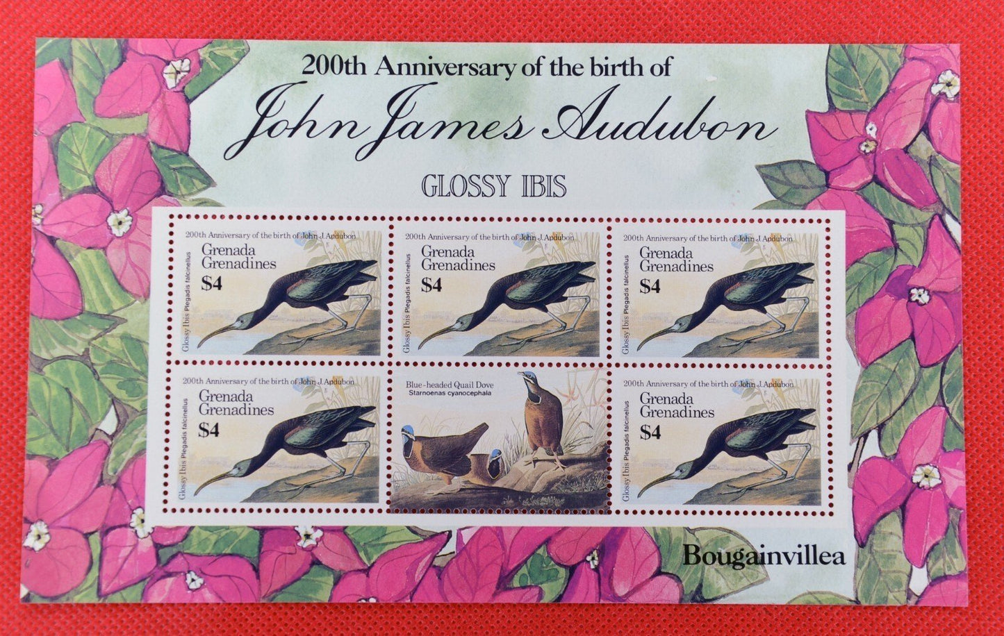 Grenada Grenadines 732-735 MNH 1986 Scarce Art Audubon Birds Sheetlets ZAYIX