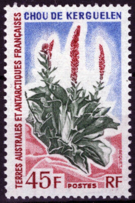 FSAT TAAF 54 MNH Kerguelen Cabbage (Plants) ZAYIX FSA-S0054