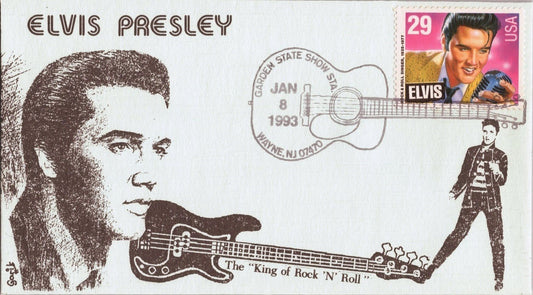 US 2721 FDC Elvis Presley Garik Cachets Garden State Show ZAYIX 060722SM10