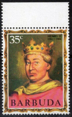 Barbuda 47 Henry II English Monarchs Royalty ZAYIX 062723S65M