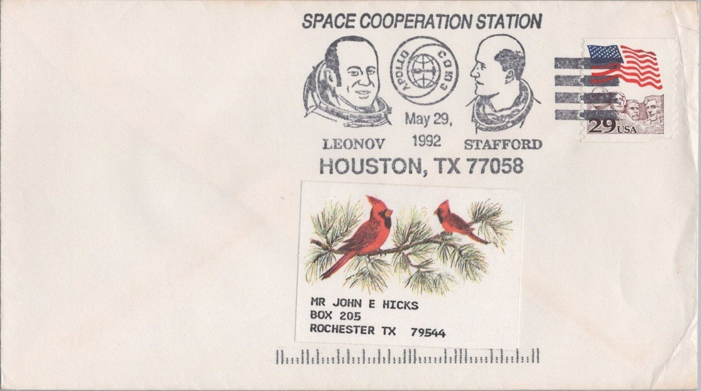 Apollo-Soyuz Leonov Stafford Space Cooperation Houston ZAYIX 120622SM104