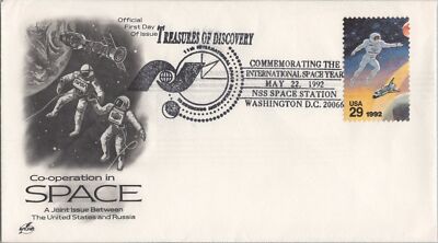 Treasures of Discovery International Space Year May 22 1992 ZAYIX 120622SM86