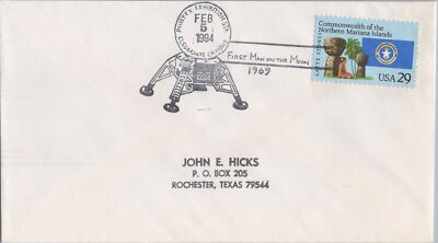 PINEPEX Exhibition Station 1994 Lunar Lander postmark ZAYIX 120622SM107