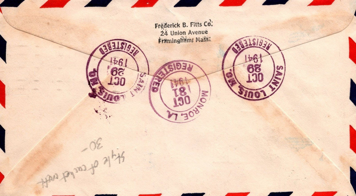 US C31-5 FDC Cachet Craft cachet 1918 Mail Plane ZAYIX 101223USF03