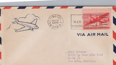 US C25a-14 FDC House of Farnam cachet 6c booklet single ZAYIX 101223USF12