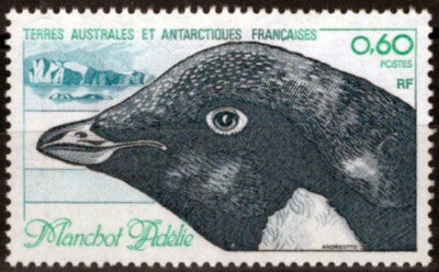 FSAT TAAF 90 MNH Adelie Penguin (bird) ZAYIX FSA-S0071