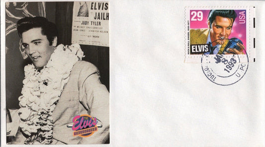 US 2721 FDC Elvis Presley Blue Hawaiian Bubble Gum Card Tucson ZAYIX STAMPS