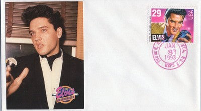 US 2721 FDC Elvis dressed to kill Bubble Gum Card Cachet Tucson ZAYIX 060722SM24