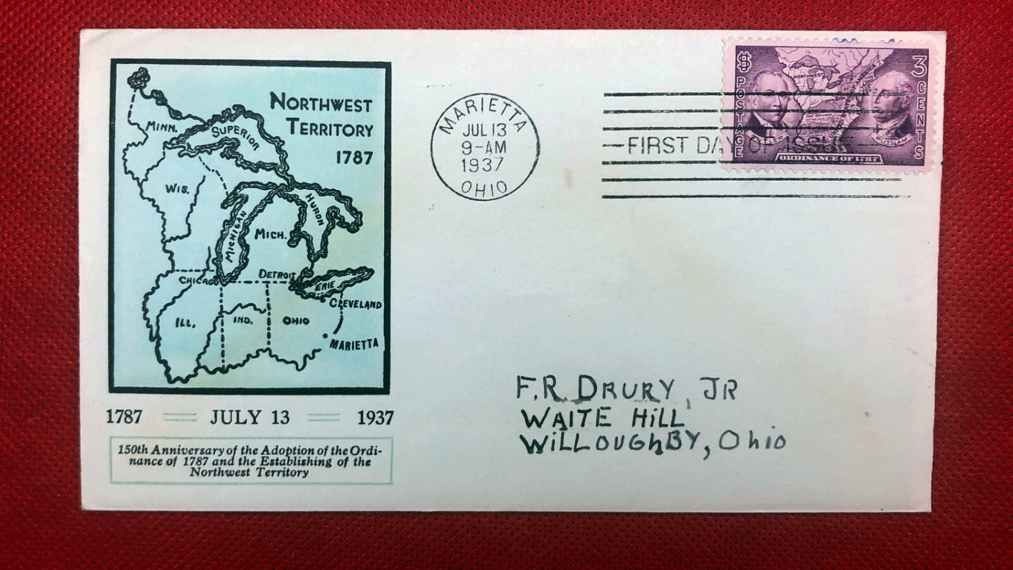 1937 FDC #795 Northwest Territory ZAYIX 010522SM133