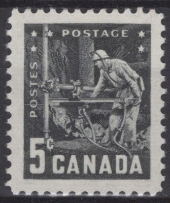 Canada 373 MNH Mining Industry Miner Pneumatic Drill ZAYIX 121022S24