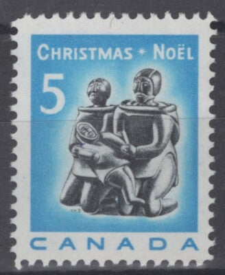Canada 488 MNH Christmas Eskimo Family Carving ZAYIX 121022S87