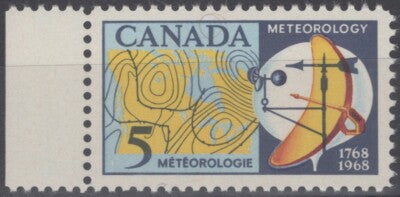 Canada 479 MNH Weather Map Observation Instruments Climate ZAYIX 121022S78