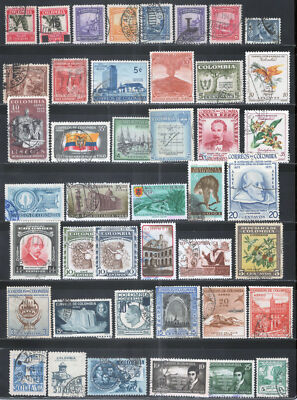 Colombia Collection Used Architecture Farming Flowers Flags ZAYIX 111922SM40