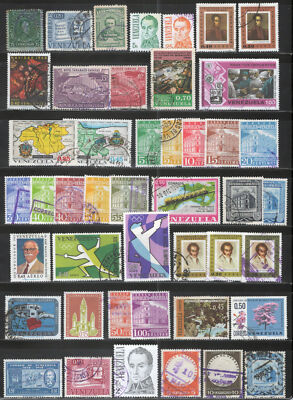 Venezuela Collection Used Maps Architecture Sports Insects ZAYIX 111922SM38