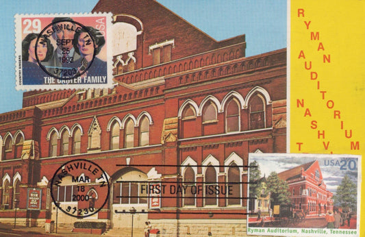 US Maxi Card FDC The Carter Family Singers Music ZAYIX 0924M0514