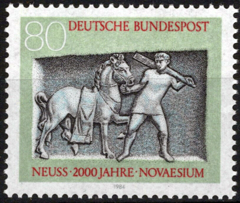 ZAYIX Germany 1421 MNH Horses Tomb of Oclatius Military 042523SM11M
