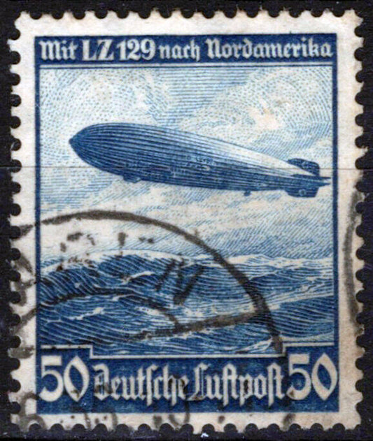 ZAYIX Germany C57 Used Air Post Aviation Hindenburg 042523SM44M