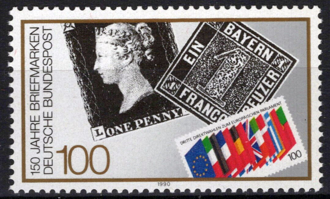 ZAYIX Germany 1614 MNH First Postage Stamps Stamps on Stamps 042523SM54
