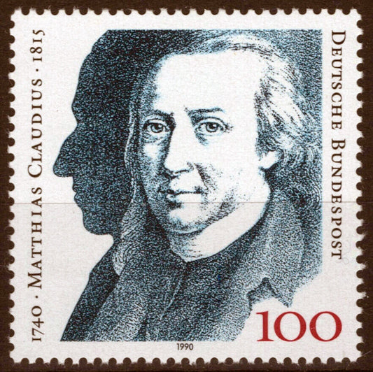ZAYIX Germany 1611 MNH Matthias Claudius Writer Literature Author 042523SM52