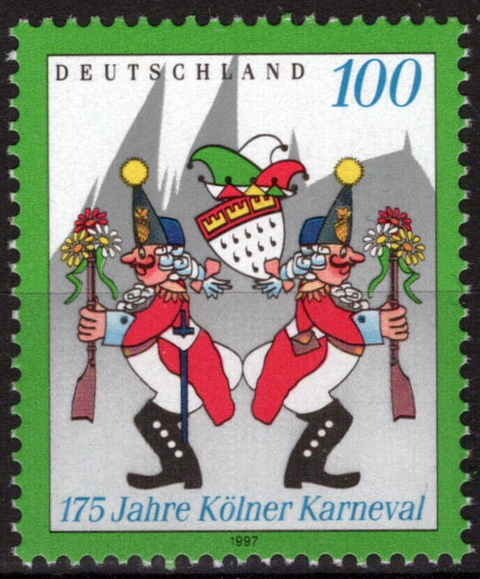 ZAYIX Germany 1956 MNH Cologne Carnival Festival 051023SM03M