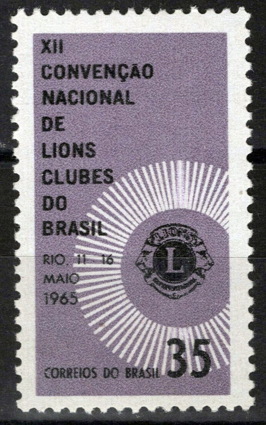 Brazil 1000 MNH Lions Clubs of Brazil Organizations ZAYIX 062723S110M