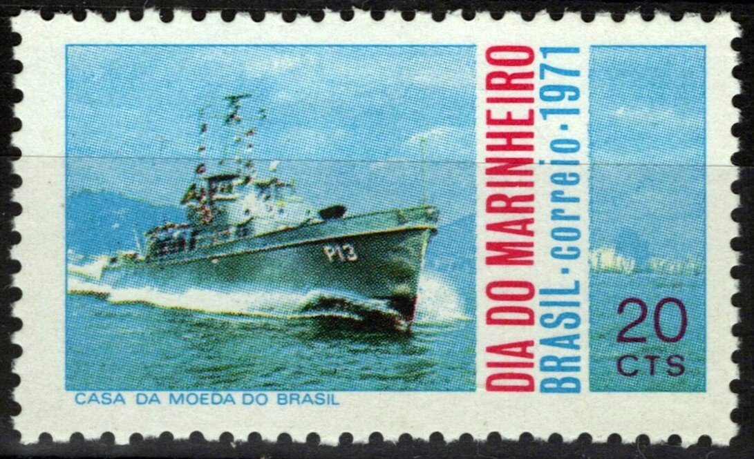Brazil 1206 MNH NG As Issued Navy Military Gunboat Ships ZAYIX 062723S150M