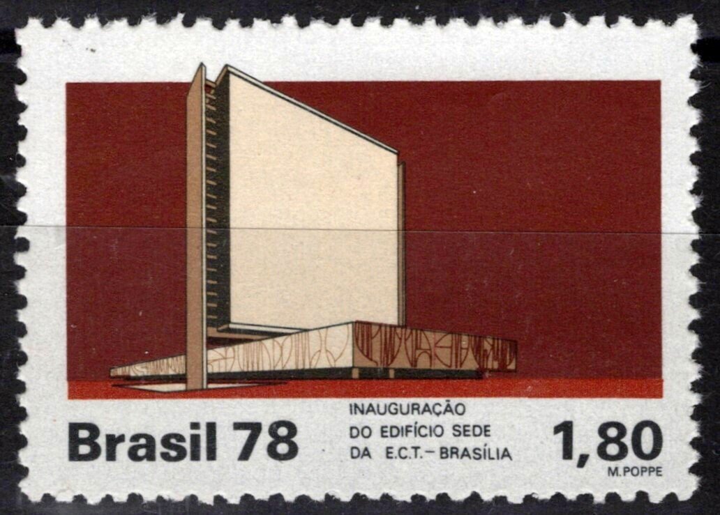 Brazil 1561 MNH Post & Telegraph Building Architecture ZAYIX 062723S155M