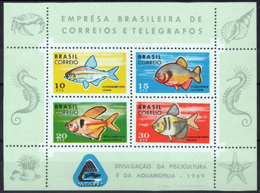 Brazil 1130 MNH Fish Marine Life ZAYIX 0825SB4281M