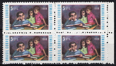Brazil 1102 MNH NG As Issued Block Book Week Education ZAYIX 062723S117