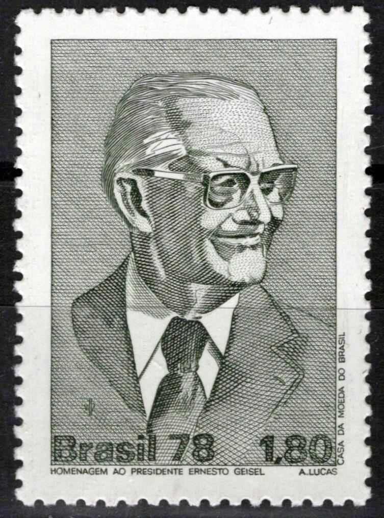 Brazil 1563 MNH Ernesto Geisel President of Brazil ZAYIX 062723S156M