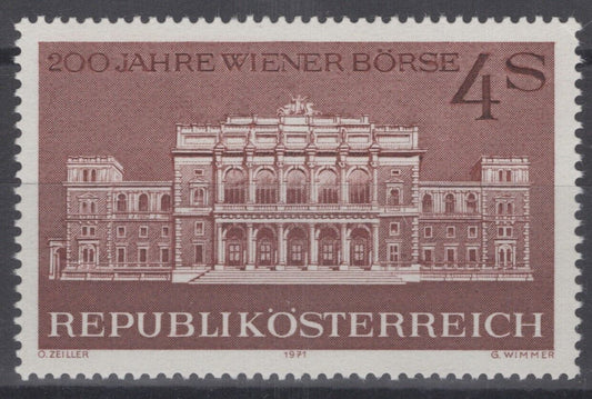 Austria 902 MNH Architecture Vienna Stock Exchange Banking