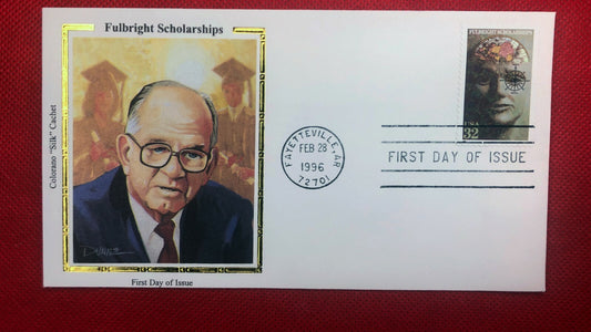 1996 US Colorano FDC #3065 Education Fulbright Scholarship ZAYIX 010622SM43