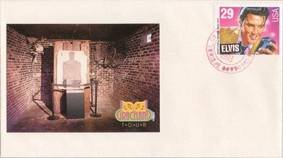 US 2721 FDC Elvis Bubble Gum Card Graceland Shooting Range ZAYIX 060722SM36