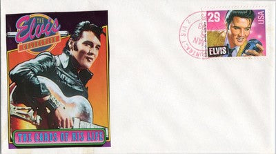 US 2721 FDC Elvis Bubble Gum Cards of His Life Wrapper cachet ZAYIX 060722SM35