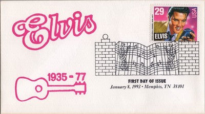 US 2721 FDC Elvis Presley AJS Cachet - Memphis, TN cancellation ZAYIX 060722SM56