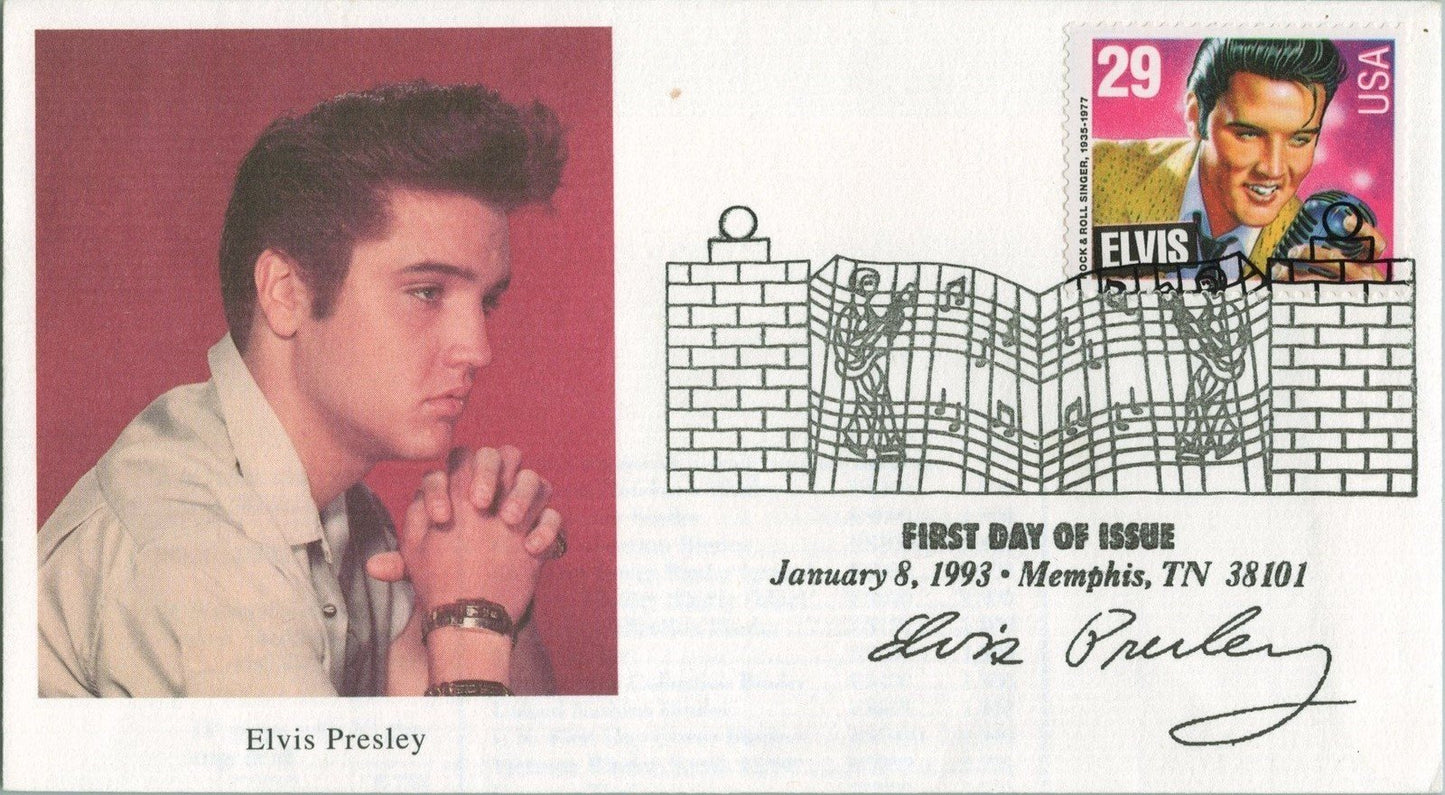 US 2721 FDC Elvis Presley Mystic Stamp Co Cachet Memphis ZAYIX 060722SM58