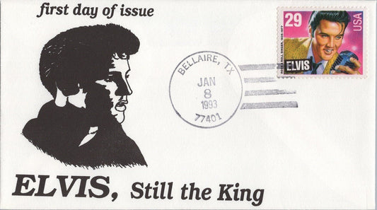 US 2721 FDC Elvis Presley Pugh Cachet - Still the King - Bellaire Texas ZAYIX 060722SM57