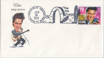 US 2721 FDC Elvis Caricature Old Pueblo Philatelic Center ZAYIX 060722SM39