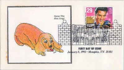 US 2721 FDC Elvis Collage Cachet Repro - Hound Dog - Memphis ZAYIX 060722SM55