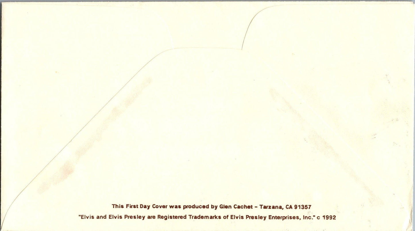 US 2721 FDC Elvis Presley Glen Cachet - Rock and Roll Station Omaha NE ZAYIX
