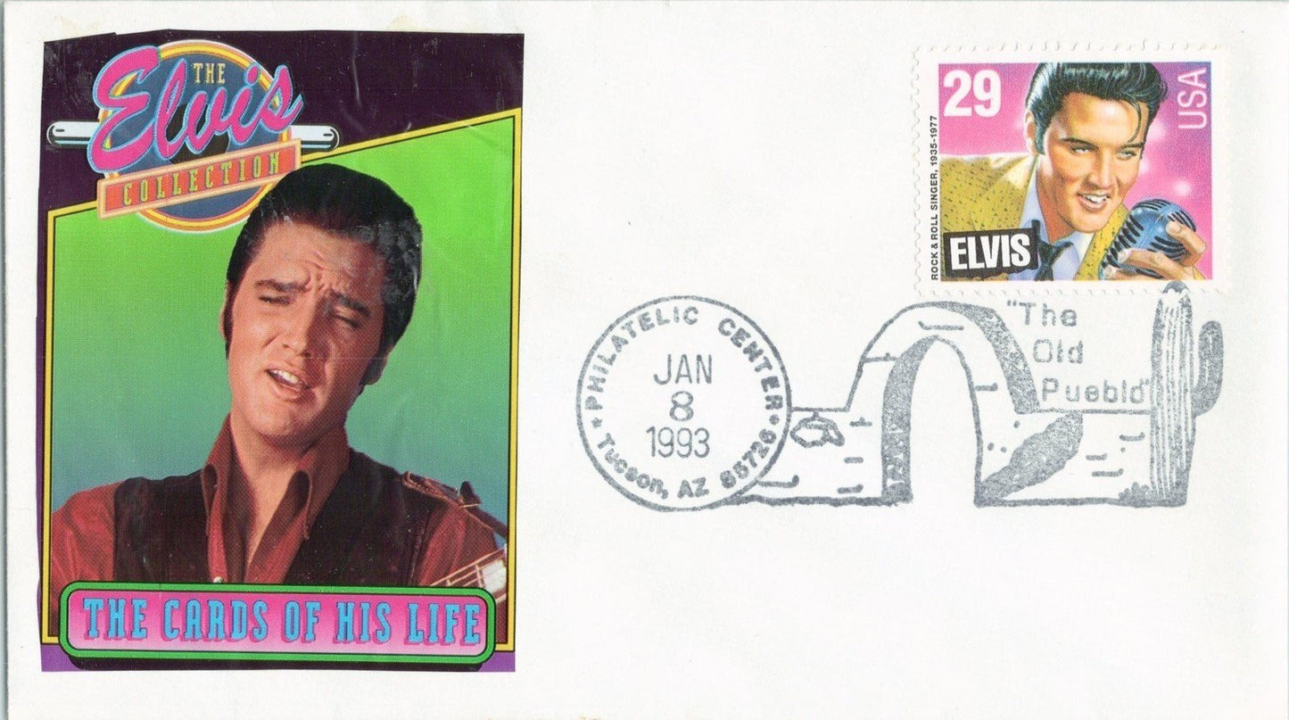 US 2721 FDC Elvis Bubble Gum Card Wrapper Old Pueblo Tucson AZ ZAYIX 060722SM73