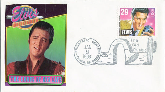 US 2721 FDC Elvis Bubble Gum Card Wrapper Old Pueblo Tucson AZ ZAYIX 060722SM73