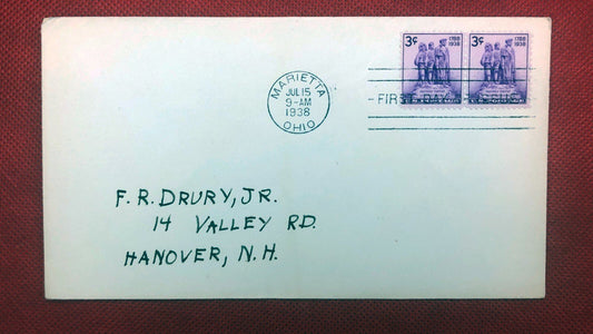 1938 FDC 837 Northwest Territory ZAYIX 010522SM126