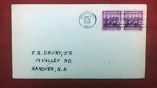 1938 FDC 836 Landing of the Swedes and Finns ZAYIX 010522SM125
