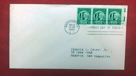 1943 FDC US 908 Freedom of Speech & Religion ZAYIX 010522SM118