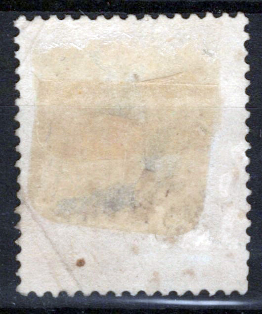 Belgium 22 Used XF perf 15 1 fr Violet, thin LR on neck Zayix Stamps 0325S0227